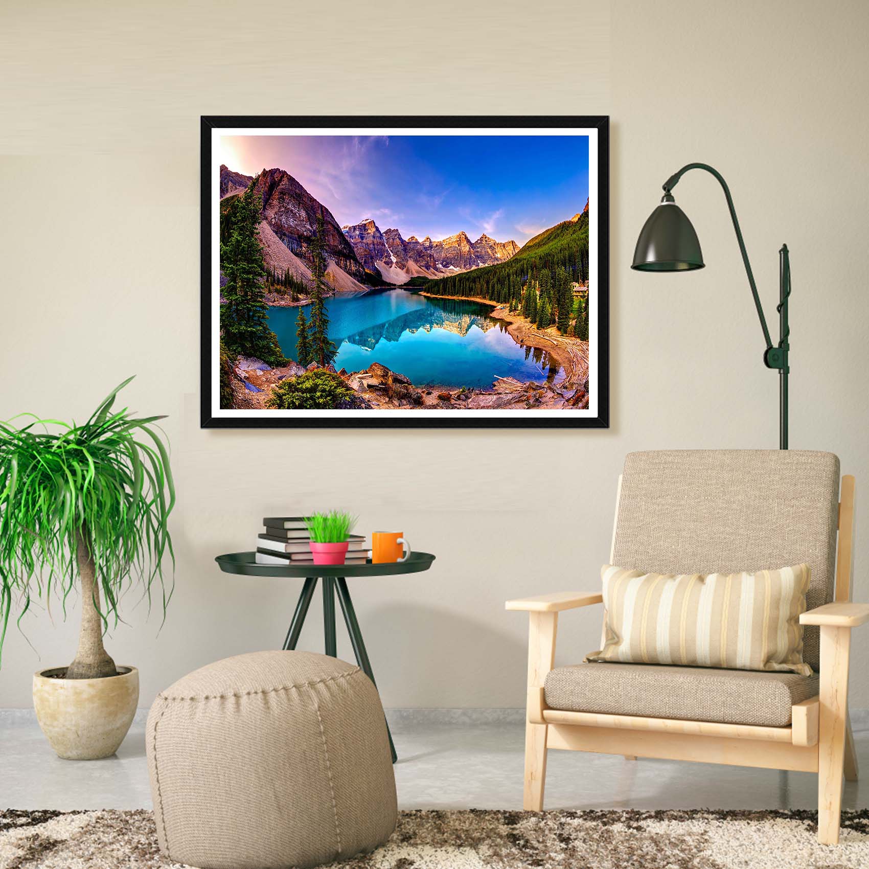 RICUVED Set di 4 immagini per pittura a diamante con Buddha Diamond Painting 5D, 30 x 40 cm