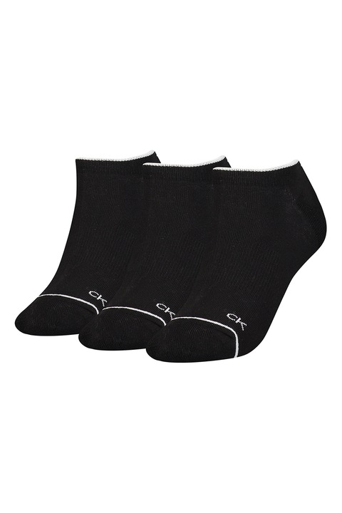 CALVIN KLEIN, Чорапи - 3 чифта, Черен, One Size