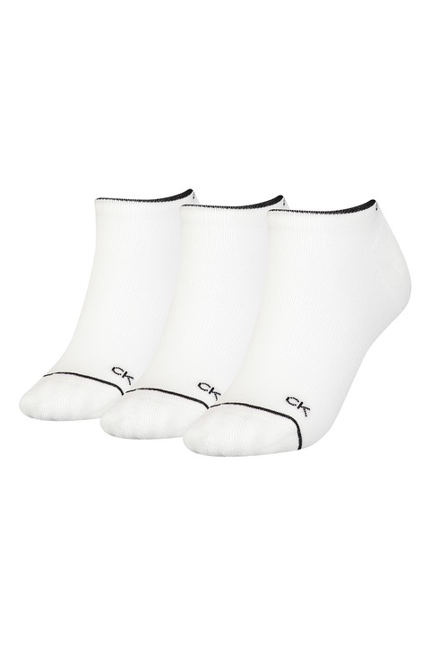 CALVIN KLEIN, Чорапи - 3 чифта, Бял, One Size