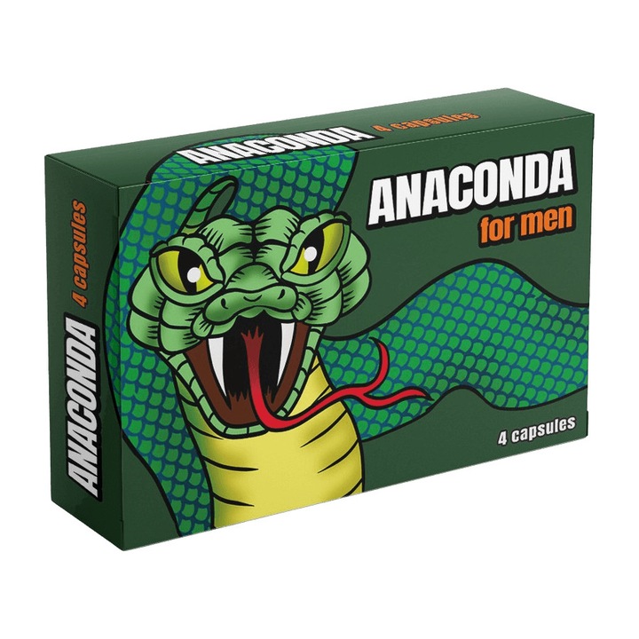 Anaconda Potencianövelő Kapszula Férfiaknak 4 darab