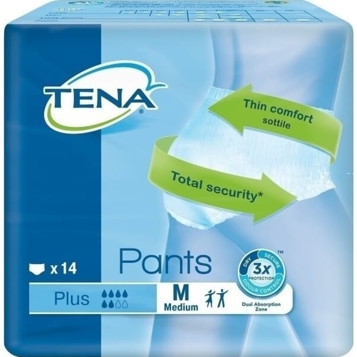 TENA Plus alsónadrág, közepes, 14 db
