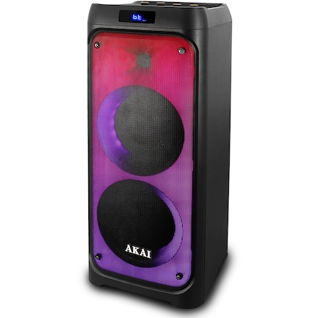 Boxa portabila AKAI PARTY SPEAKER 260, Bluetooth 5.0, 50W, neagra