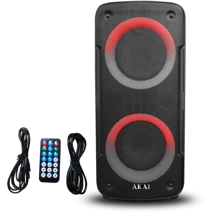 Akai ABTS-TK19 hordozható hangszóró, Bluetooth 5.0, 40W, fekete