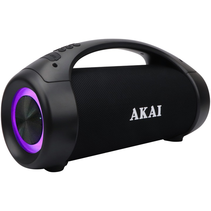 AKAI ABTS-55 Hordozható hangszóró, Bluetooth, USB, Rádió, 20 W, IPX5