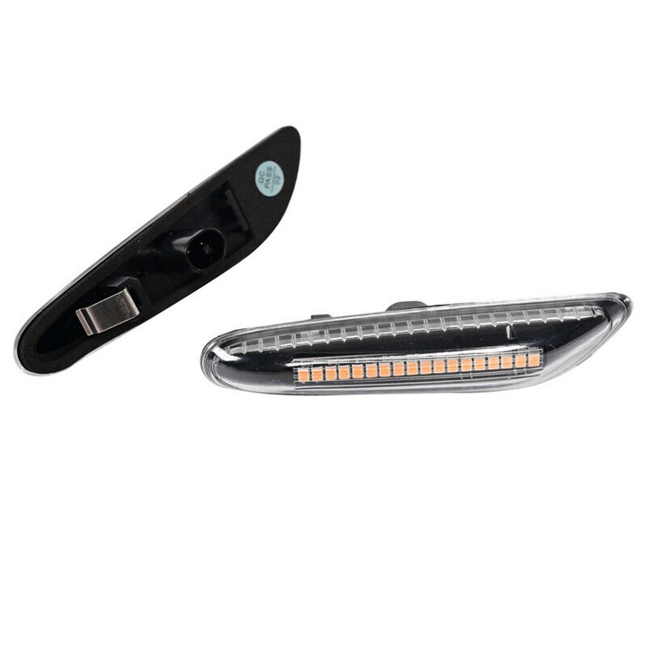 Set 2 Semnalizari Aripa LED Dinamice Secventiale XtremeVision® pentru BMW X1 E84, X3 E83, E60, E90, E91, E92, E93, E81, E82, E88 - D0459