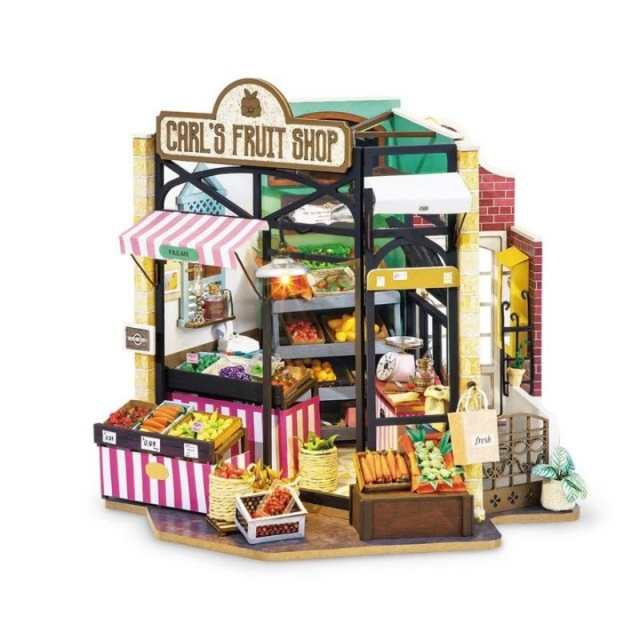 Rolife 3D Puzzle Mini Dollhouse Carl's Fruit Shop, DG142