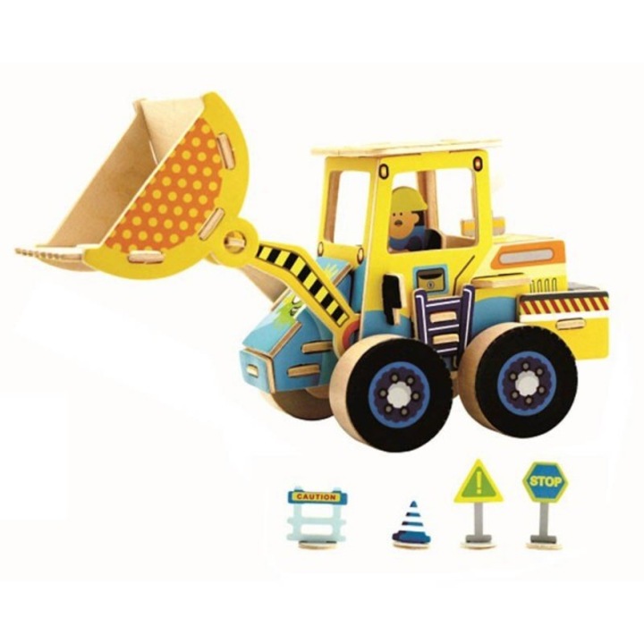 ROKR 3D Puzzle Targoncák, 44 db-os, VE202