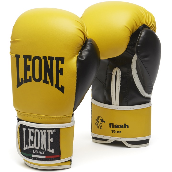 Bokszkesztyű, Leone, 10 OZ, sárga
