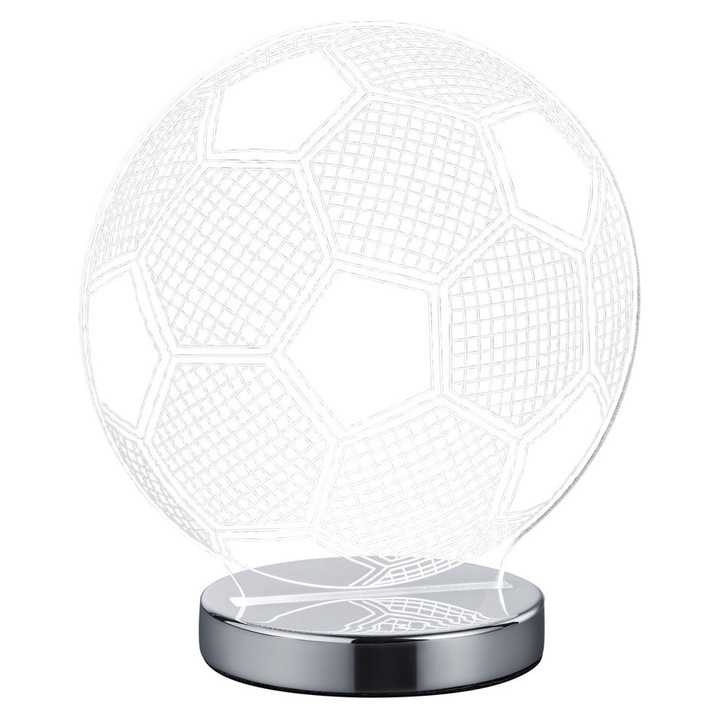 Настолна лампа с led светлина, Футболна топка, 7W, 400 Lm