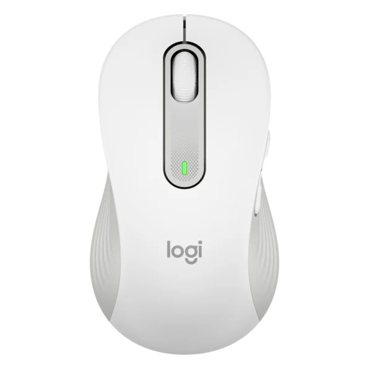 Безжична мишка Logitech M650 L Silent (clumsy), Bluetooth, Bolt USB receiver, Бял