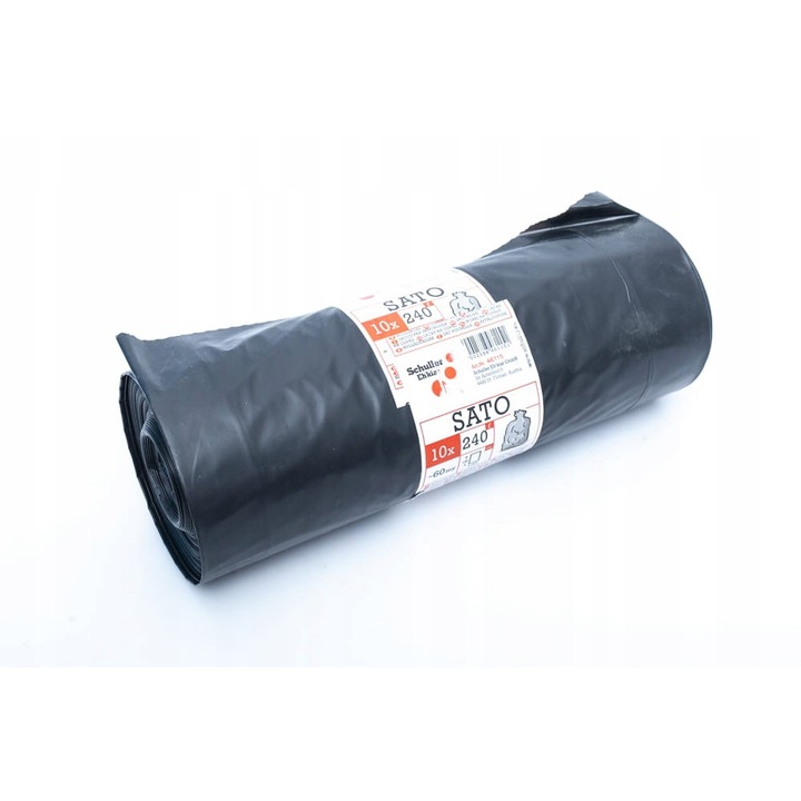 Set 10 Saci Menajeri Negri Foarte Rezistenti Sato HD 240 L