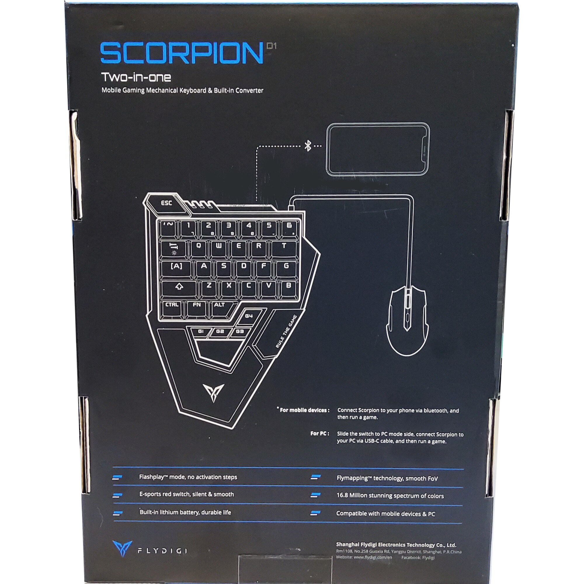 Клавиатура Flydigi Scorpion - eMAG.bg