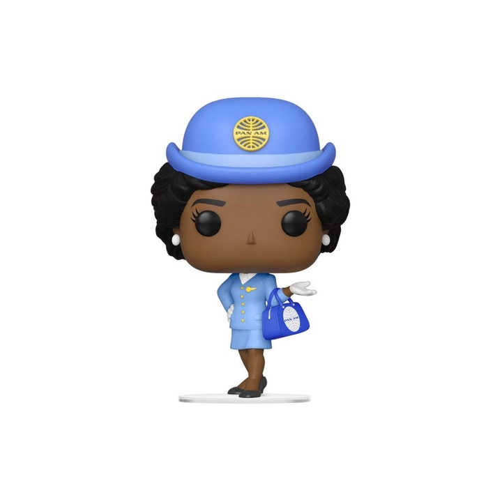 Figurina Pan Am POP! Ad Icons Stewardess Bag M2, 9 cm, Multicolor