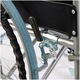 Scaun cu rotile din otel, sezut 46 cm, Negru, CML-202AJ-46N