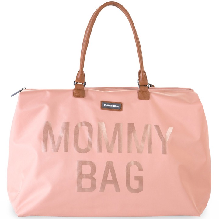 Geanta de infasat Childhome Mommy Bag, Roz
