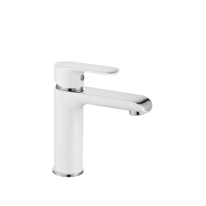 Смесител Rea Bloom White Chrome Low, Месинг