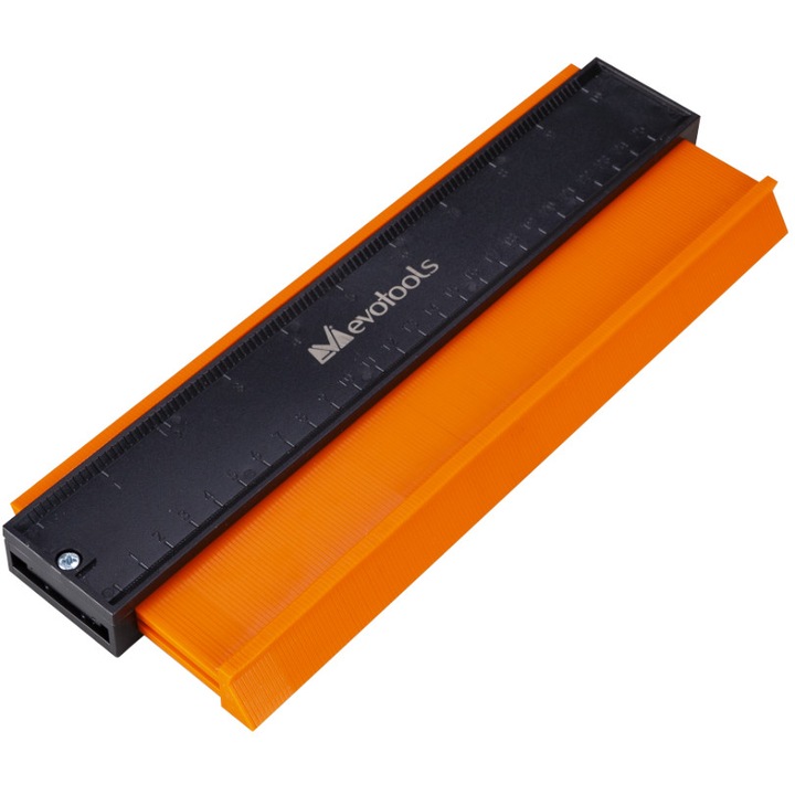 Evotools Profil sablon, kontúrmérő, élek és kontúrok másolásához, 260 mm