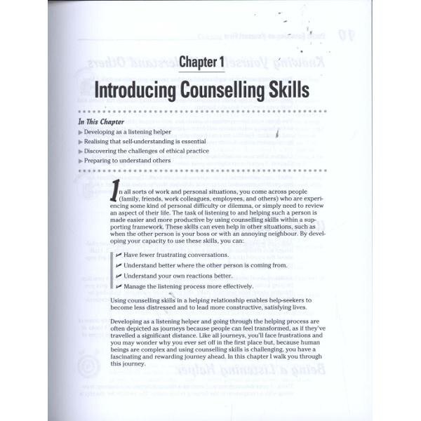 Counselling Skills For Dummies