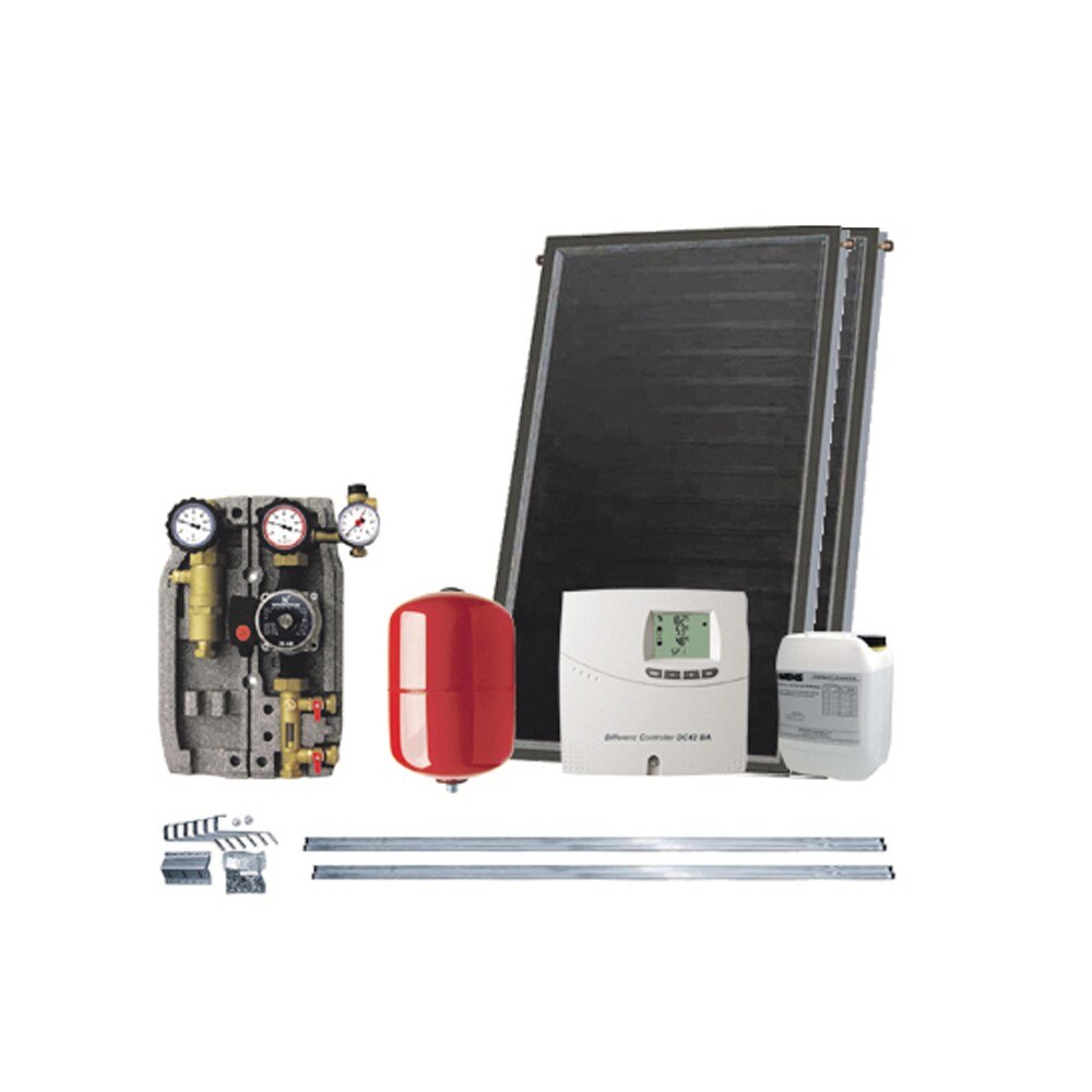 Set panouri solare Idella Family Standard IFST 2.05 mp pentru incalzirea apei menajere fara boiler