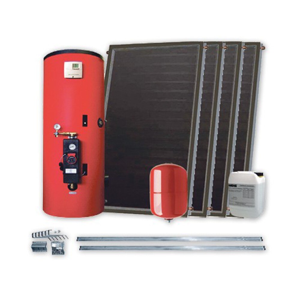 Kit panouri solare Idella Family Standard IFST 2.05 mp cu rezervor solar Solarbag 500.2 cu dubla serpentina