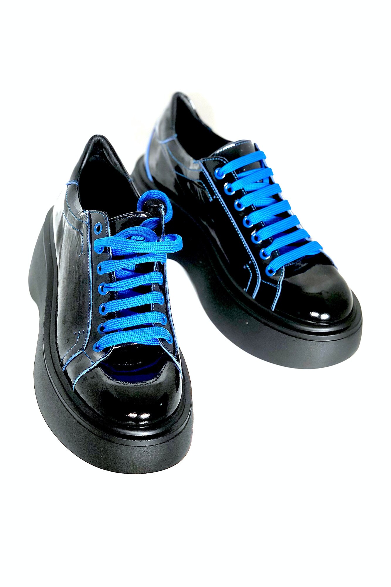 Flicker Unsatisfactory Antagonism Pantofi casual dama, Cunadena, negru albastru, piele, 38 EU - eMAG.ro
