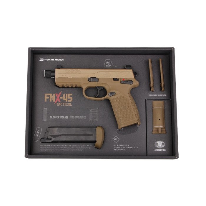 トイガン nao Pistol airsoft Tokyo Marui FNX- 45 Tactical GBB - eMAG.ro