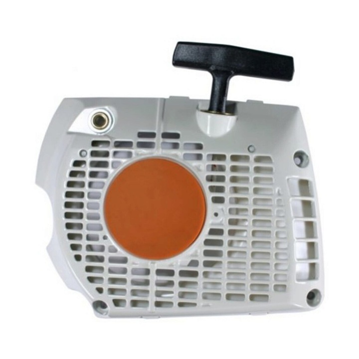 Capac pornire motofierastrau, demaror complet drujba Stihl MS 341, 361