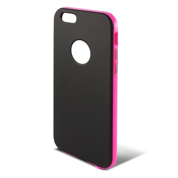 Carcasa protectie hybrid KSix pentru Apple iPhone 6 | Apple iPhone 6S - Roz / Negru Carcasa protectie hybrid KSix pentru Apple iPhone 6 | Apple iPhone 6S - Roz / Negru