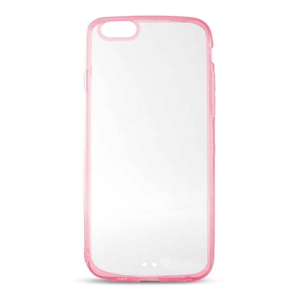 Husa protectie Ultrathin KSix pentru Apple iPhone 6 | Apple iPhone 6S - Roz Transparent