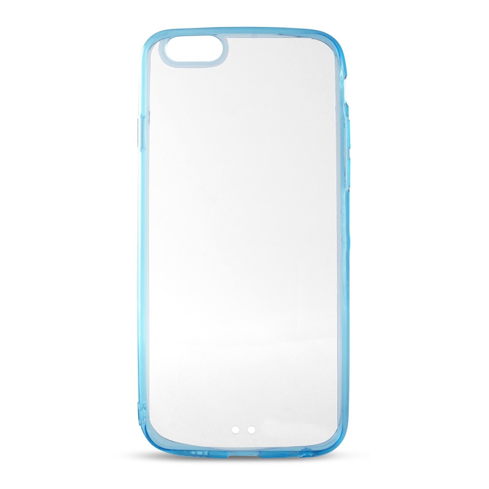 Husa protectie Ultrathin KSix pentru Apple iPhone 6 | Apple iPhone 6S - Bleu Transparent