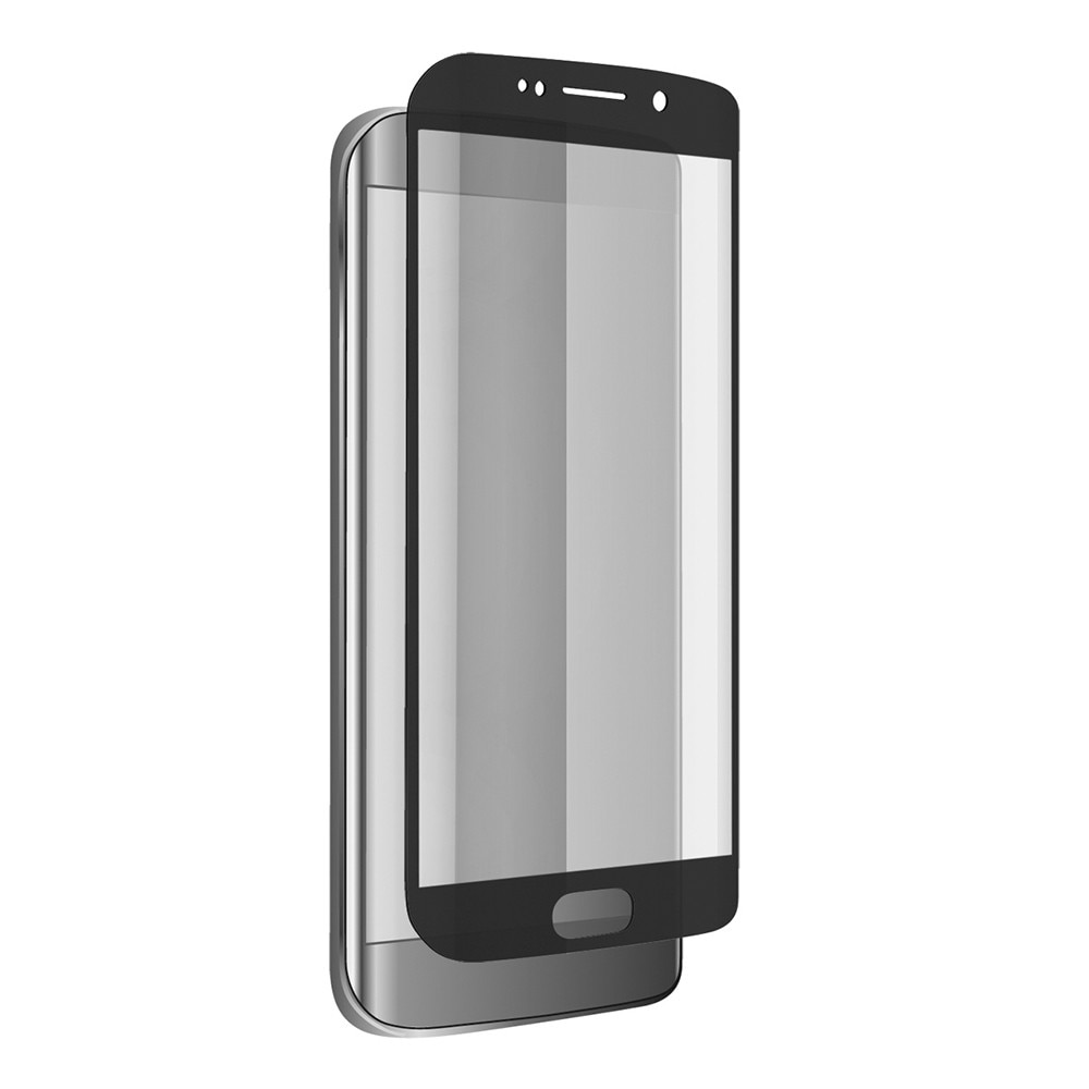 Folie de protectie Extreme Tempered Glass 9H KSix pentru Samsung Galaxy S6 Edge Negru