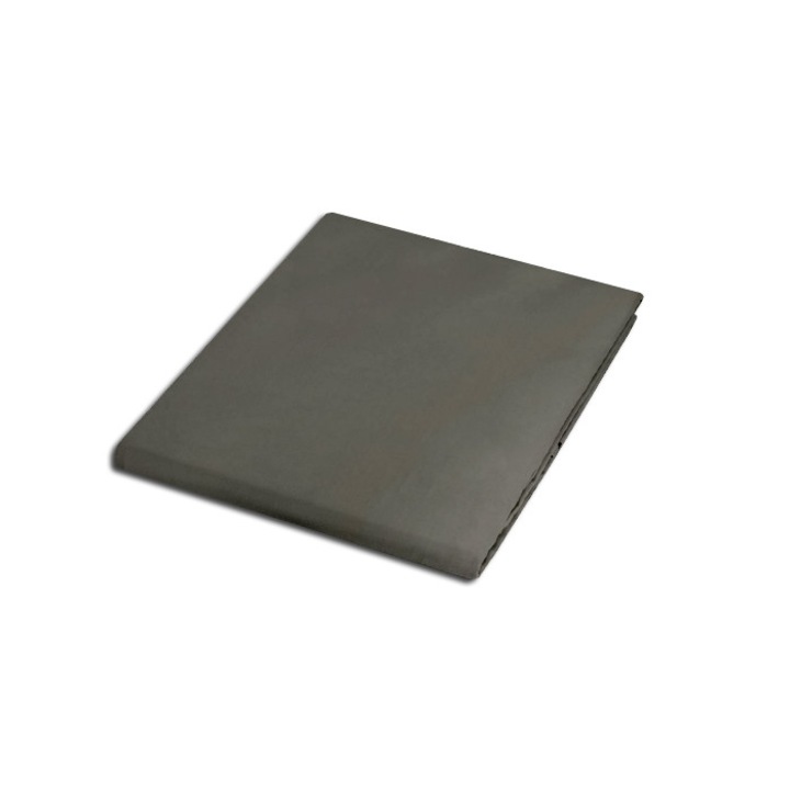 Lepedő rugalmas Darymex nélkül, Szatén pamut, 160 x 220 cm, Szürke