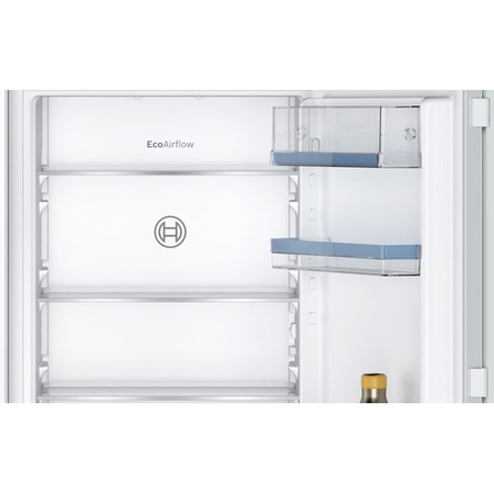 Combina frigorifica incorporabila Bosch KIN86VFE0, 260 l, Clasa E, NoFrost, FreshSense, VitaFresh, EcoAirFlow, 177 cm