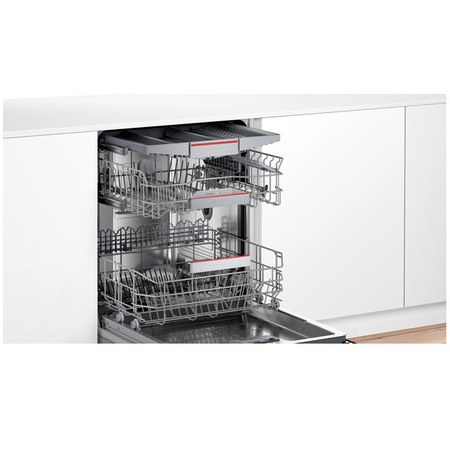 Masina de spalat vase incorporabila Bosch SMD6TCX00E, 14 seturi, 6 programe, Clasa A, Perfect Dry, HomeConnect, OpenAssist, InfoLight, 60 cm