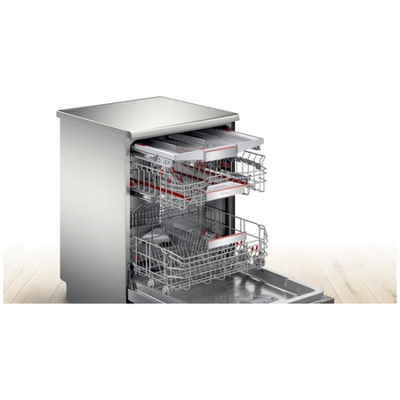 Masina de spalat vase Bosch SMS8YCI03E, 14 seturi, 8 programe, Clasa B, PerfectDry, Program inteligent, 60 cm, Inox anti-amprenta