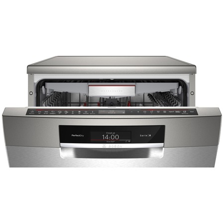 Masina de spalat vase Bosch SMS8YCI03E, 14 seturi, 8 programe, Clasa B, PerfectDry, Program inteligent, 60 cm, Inox anti-amprenta
