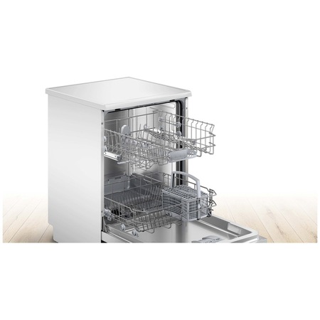 Masina de spalat vase Bosch SGS2HTW73E, 12 seturi, 5 programe, Clasa E, ExtraDry, ActiveWater, AquaStop, 60 cm, Alb