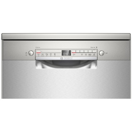 Masina de spalat vase Bosch SGS2HTI72E, 12 seturi, 5 programe, Clasa E, ExtraDry, AquaStop, 60 cm, Inox antiamprenta
