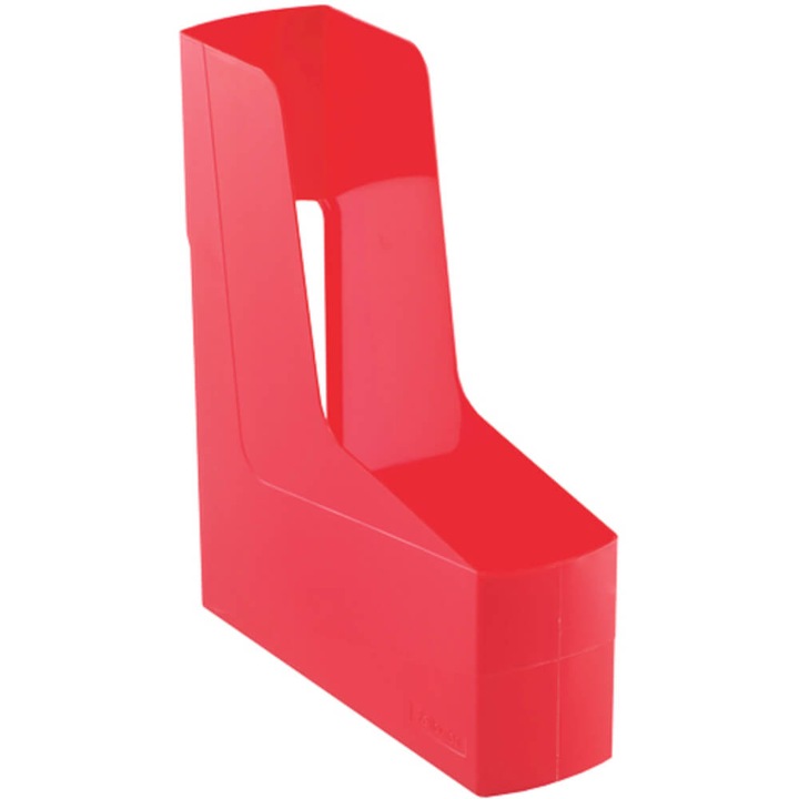 Suport Documente Vertical Fellowes G2Desk, 100% Plastic Reciclabil, 300x84x266 mm, Rosu