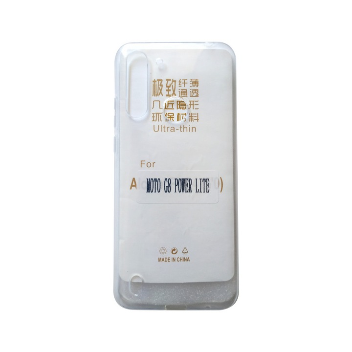Предпазен гръб Ultra Slim, Case, 0.3мм, за Motorola Moto G8 Power Lite, Прозрачен