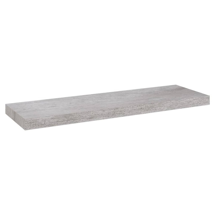 vidaXL betonszürke MDF lebegő fali polc 80 x 23,5 x 3,8 cm 326600
