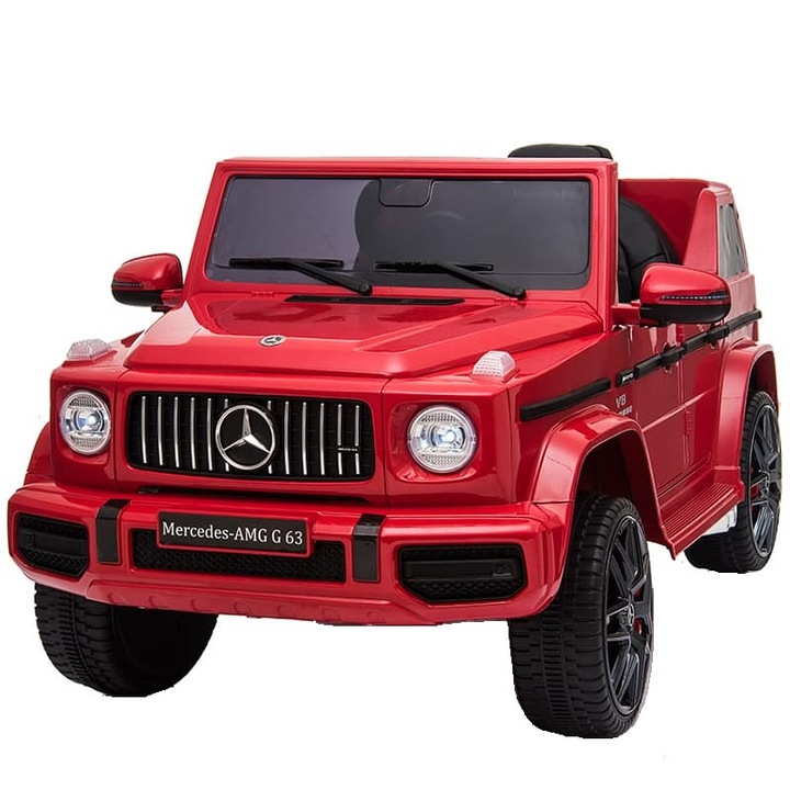 Masinuta electrica pentru copii Mercedes G63 AMG 70W 12V premium culoare Rosu