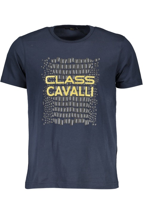 Tricou barbati, Cavalli Class, 9211167, Logo, Albastru, Albastru