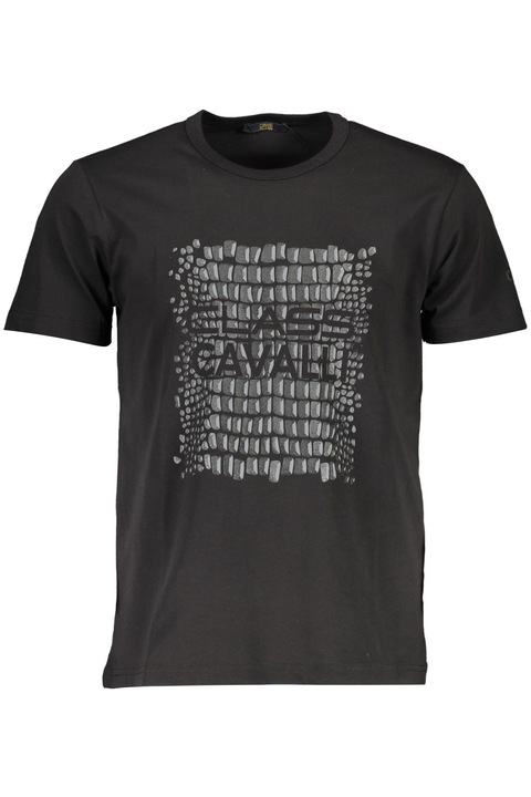 Tricou barbati, Cavalli Class, 9211163, Logo, Negru, Negru, M