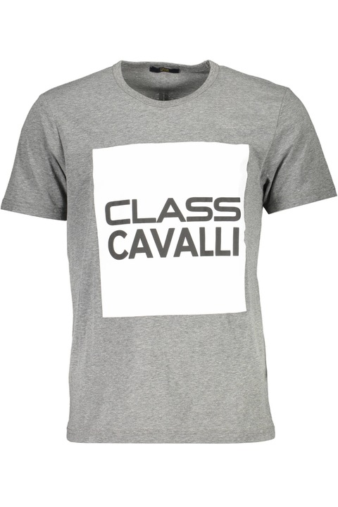 Tricou barbati, Cavalli Class, 9211240, Logo, Gri, Gri