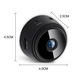 Mini camera supraveghere A9, Zggzerg, Wireless, 1080P, 500 mAh, Senzor miscare, Vedere nocturna, Negru