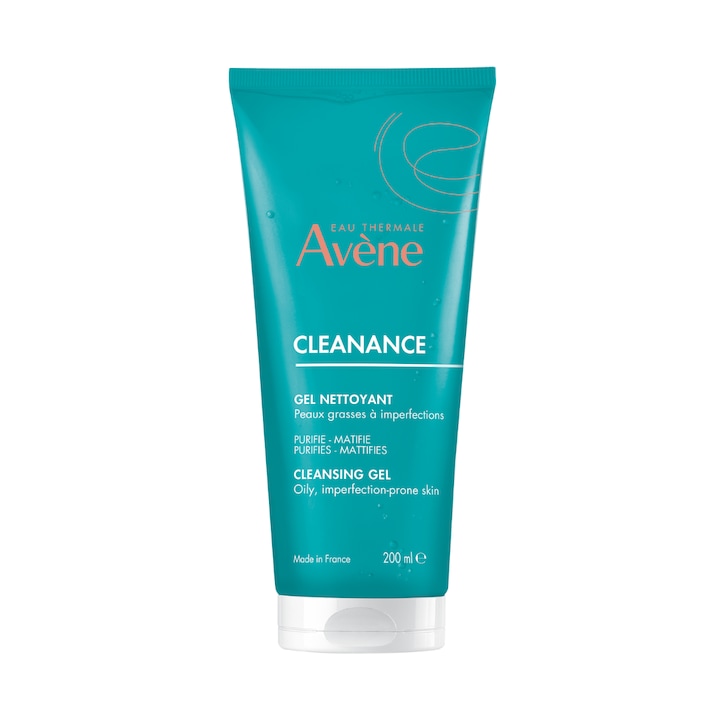 Почистващ гел Avene Cleanance, За мазна кожа със склонност към акне, 200 мл