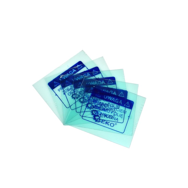 Set 5 lentile pentru sudura 110x90mm, Geko G01884