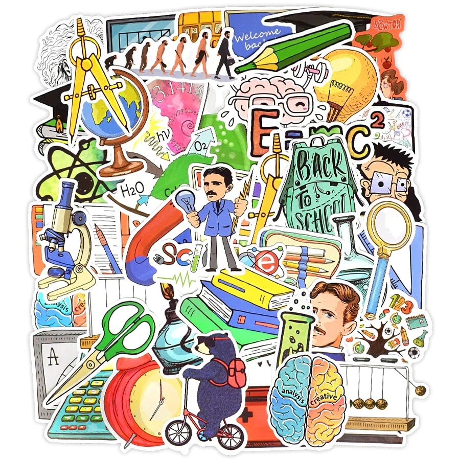 Core Knowledge Sticker Set Stickere 50 bucati Waterproof