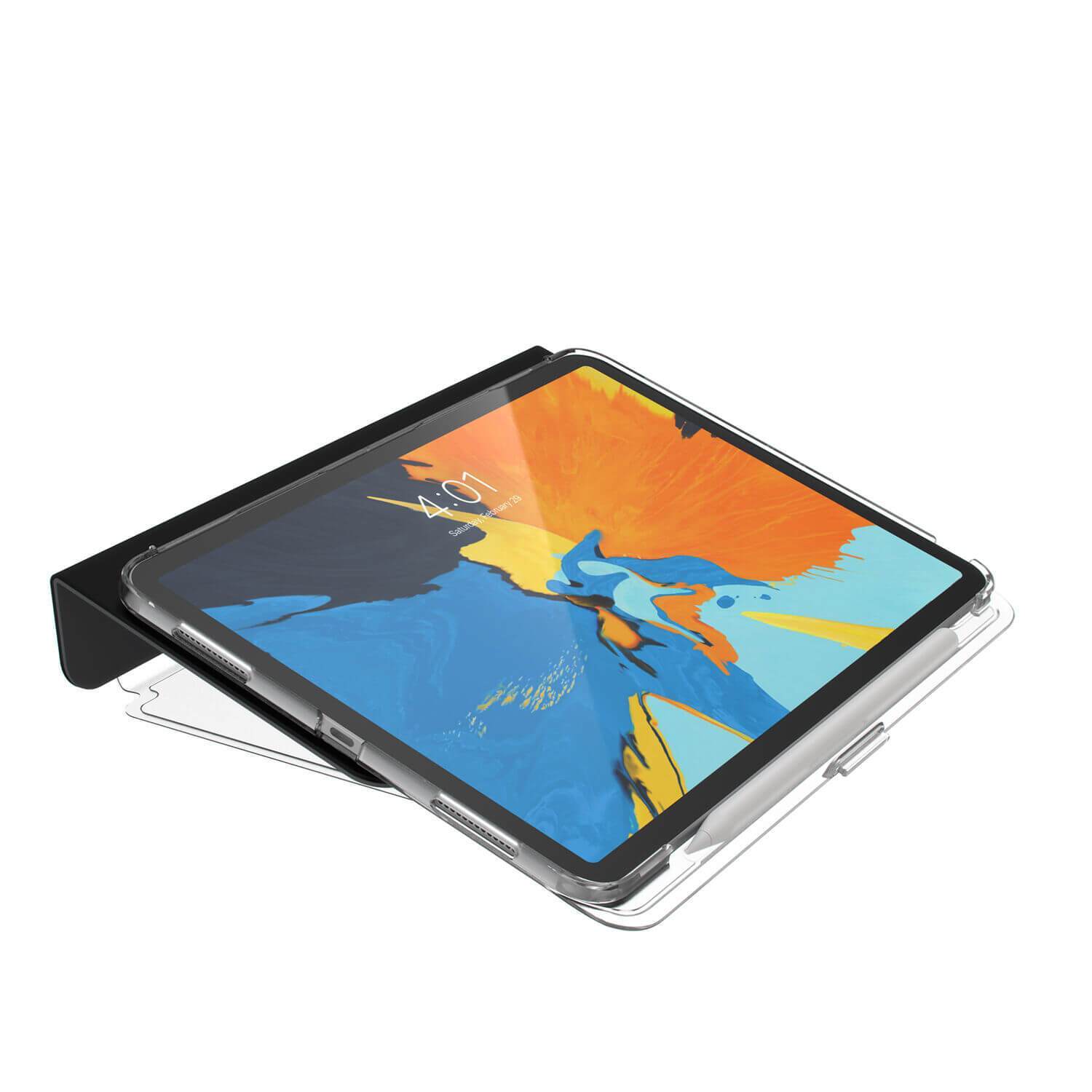 Husa Speck Balance Folio Clear Case pentru iPad Pro 11” (2018) - Black